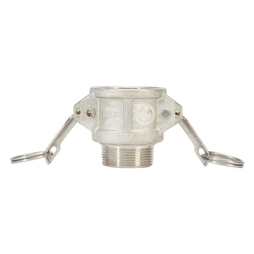 Stainless Steel 1 1/2" Female Camlock x 1 1/2" Male NPT