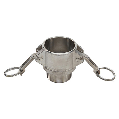 Stainless Steel 1 1/2" Female Camlock x 1 1/2" Male NPT (USA)