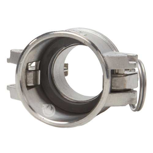 Stainless Steel 1 1/2" Female Camlock x 1 1/2" Male NPT (USA)