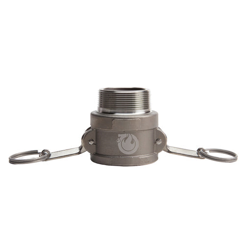 Stainless Steel 2" Female Camlock x 2" Male NPT (USA)