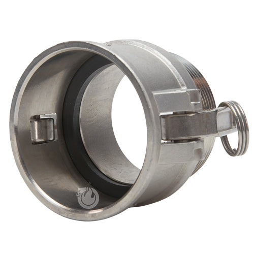 Stainless Steel 3" Female Camlock x 3" Male NPT