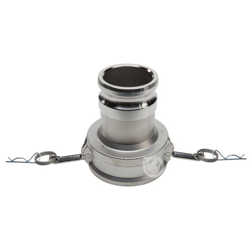 Stainless Steel 4" Female Camlock x 3" Male Camlock