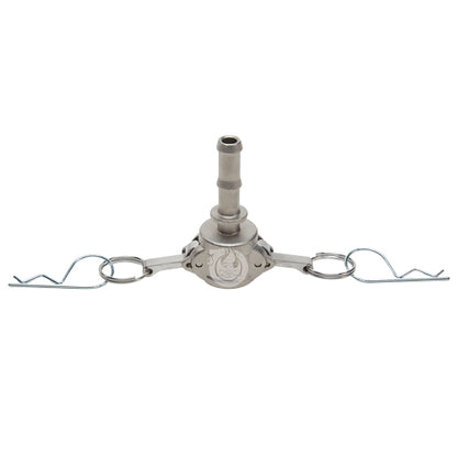 Stainless Steel 1/2" Female Camlock to Hose Shank