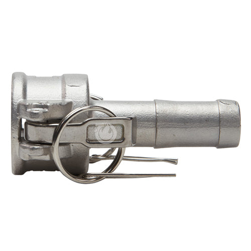 Stainless Steel 3/4" Female Camlock to Hose Shank (USA)