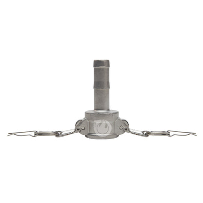 Stainless Steel 3/4" Female Camlock to Hose Shank (USA)