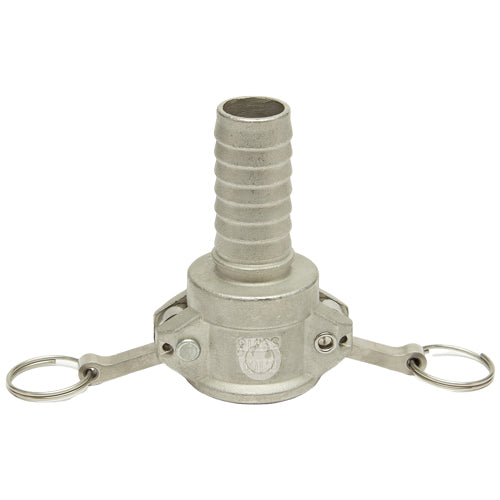 Stainless Steel 1" Female Camlock to Hose Shank