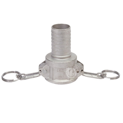 Stainless Steel 1 1/2" Female Camlock to Hose Shank