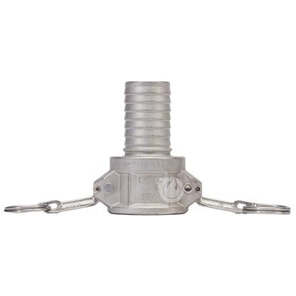Stainless Steel 1 1/2" Female Camlock to Hose Shank