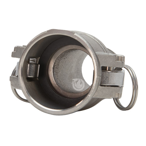 Stainless Steel 1 1/2" Female Camlock to Hose Shank (USA)