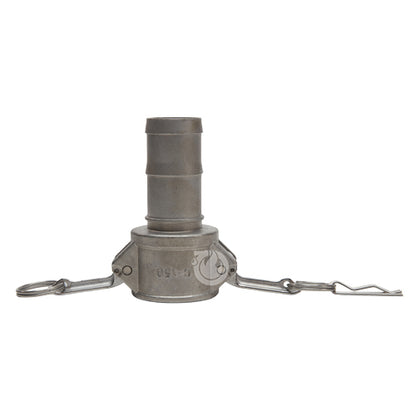 Stainless Steel 1 1/2" Female Camlock to Hose Shank (USA)