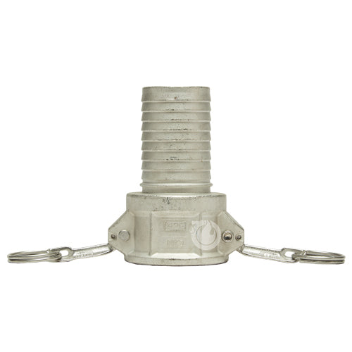 Stainless Steel 2" Female Camlock to Hose Shank