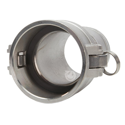 Stainless Steel 3" Female Camlock to Hose Shank (USA)