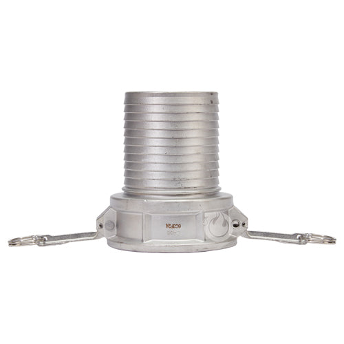 Stainless Steel 4" Female Camlock to Hose Shank