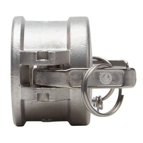 Stainless Steel 1 1/2" Camlock Female Dust Cap