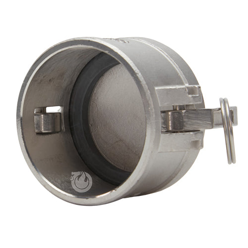 Stainless Steel 2 1/2" Camlock Female Dust Cap (USA)
