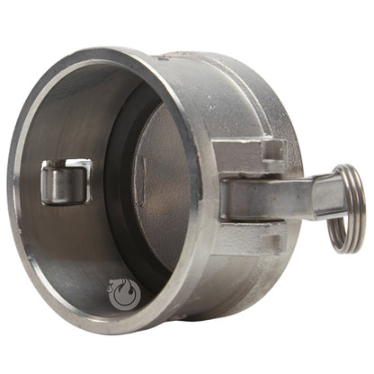 Stainless Steel 3" Camlock Female Dust Cap (USA)