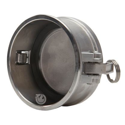 Stainless Steel 4" Camlock Female Dust Cap (USA)