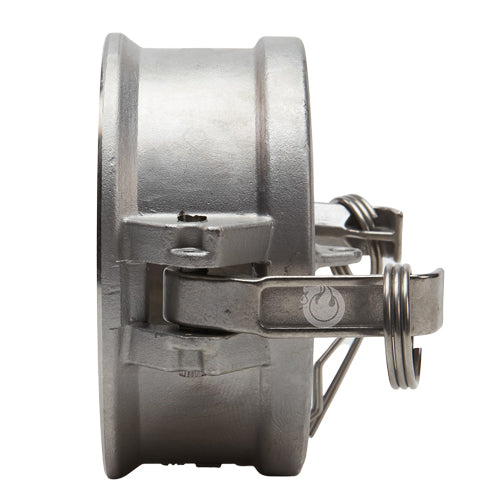 Stainless Steel 4" Camlock Female Dust Cap (USA)
