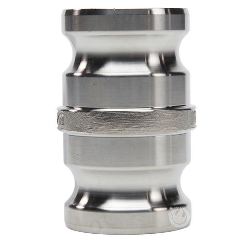 Stainless Steel 1 1/2" Male Camlock x 1 1/2" Male Camlock (USA)