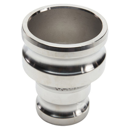 Stainless Steel 2" Male Camlock x 3" Male Camlock (USA)