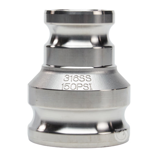 Stainless Steel 2" Male Camlock x 3" Male Camlock (USA)