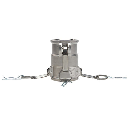 Stainless Steel 2" Female Camlock x 2" Female Camlock (USA)