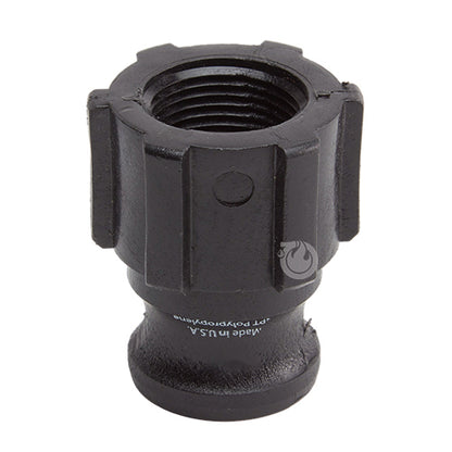 Plastic 3/4" Male Camlock x 3/4" Female NPT (USA)