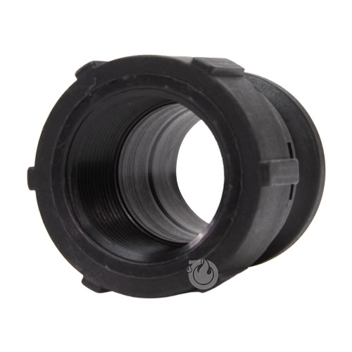 Plastic 1 1/2" Male Camlock x 1 1/4" Female NPT