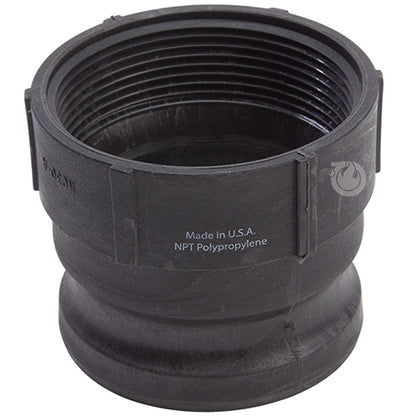 Plastic 3" Male Camlock x 3" Female NPT (USA)