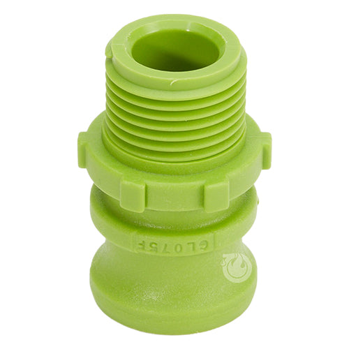 Plastic 3/4" Male Camlock x 3/4" Male GHT (USA)