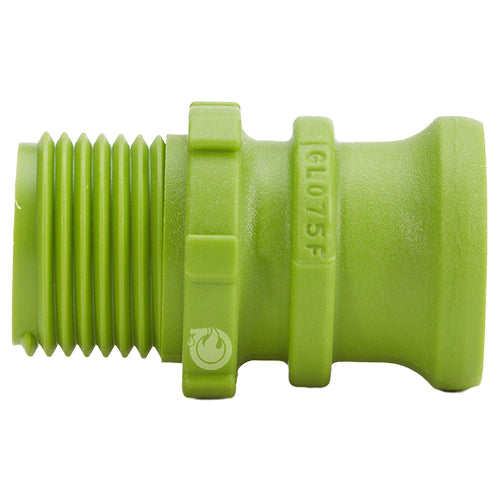 Plastic 3/4" Male Camlock x 3/4" Male GHT (USA)