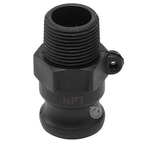 Plastic 3/4" Male Camlock x 3/4" Male NPT