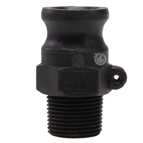 Plastic 3/4" Male Camlock x 3/4" Male NPT