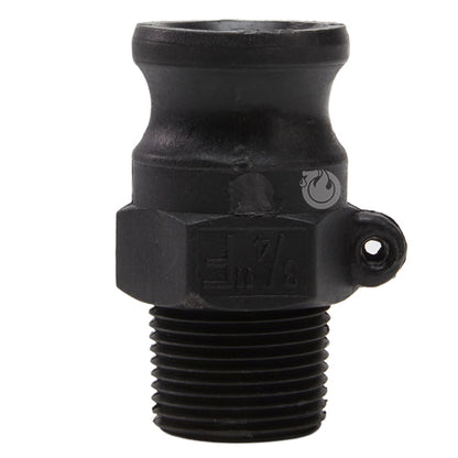 Plastic 3/4" Male Camlock x 3/4" Male NPT