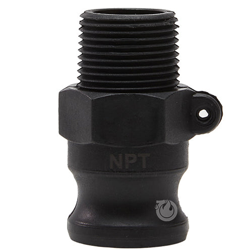 Plastic 3/4" Male Camlock x 3/4" Male NPT