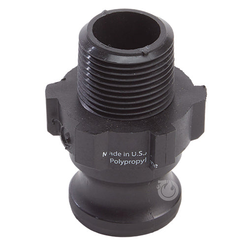 Plastic 3/4" Male Camlock x 3/4" Male NPT (USA)