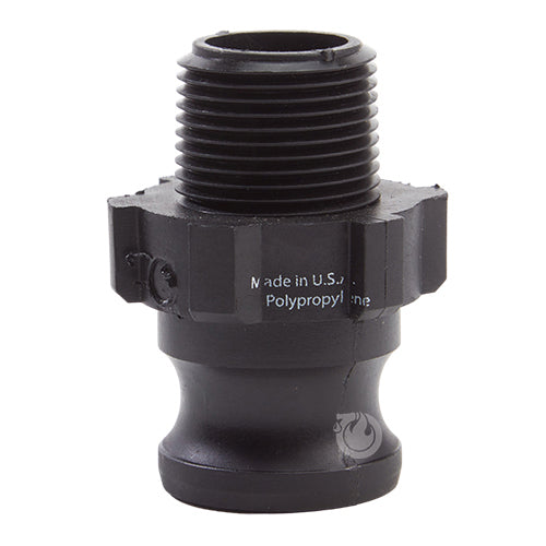 Plastic 3/4" Male Camlock x 3/4" Male NPT (USA)