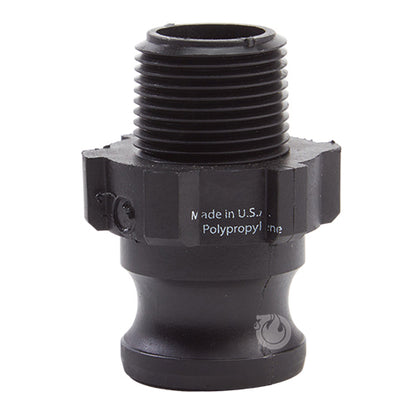 Plastic 3/4" Male Camlock x 3/4" Male NPT (USA)