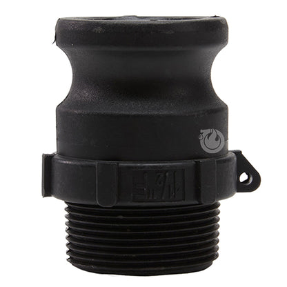Plastic 1 1/2" Male Camlock x 1 1/2" Male NPT