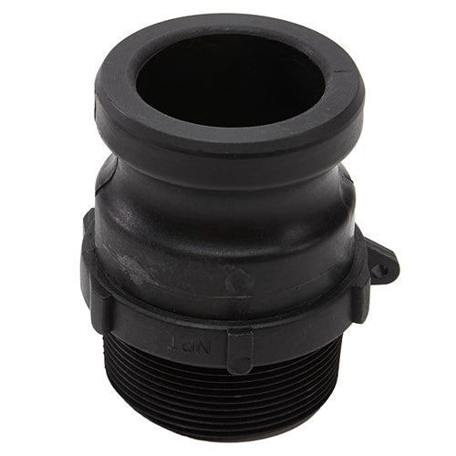 Plastic 2" Male Camlock x 2" Male NPT