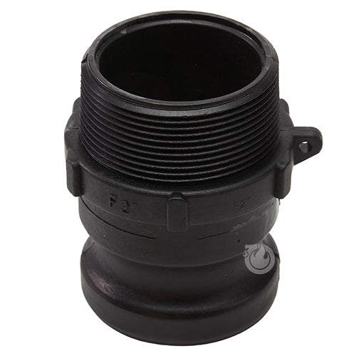 Plastic 2" Male Camlock x 2" Male NPT
