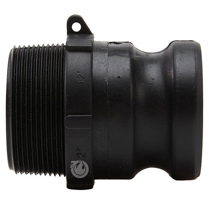 Plastic 2" Male Camlock x 2" Male NPT
