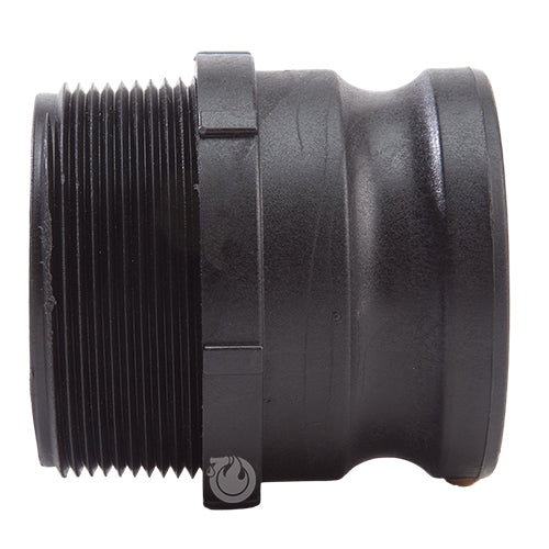 Plastic 3" Male Camlock x 3" Male NPT (USA)