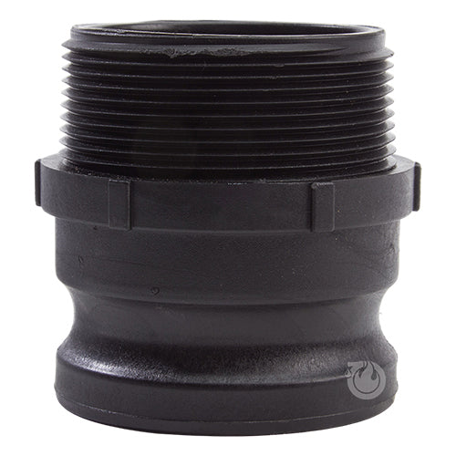 Plastic 3" Male Camlock x 3" Male NPT (USA)