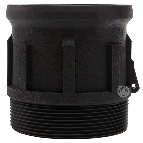 Plastic 4" Male Camlock x 4" Male NPT