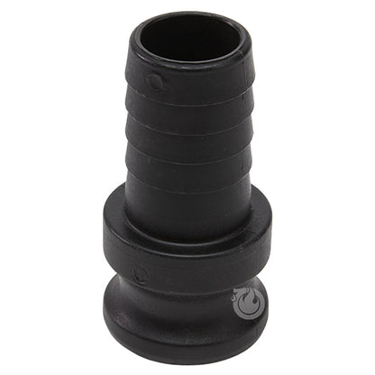 Plastic 1 1/2" Male Camlock to Hose Shank