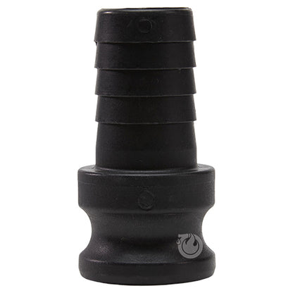 Plastic 1 1/2" Male Camlock to Hose Shank