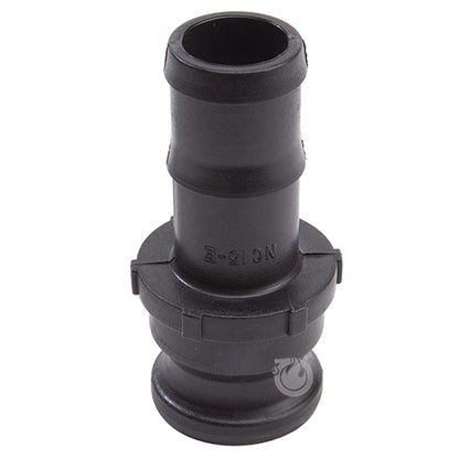 Plastic 1 1/2" Male Camlock to Hose Shank (USA)