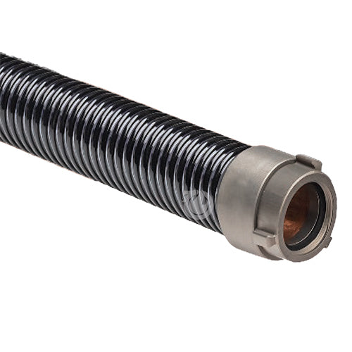Black / Clear 2 1/2" x 10' Long Handle Hard Suction Hose (NH)