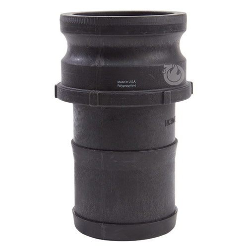 Plastic 3" Male Camlock to Hose Shank (USA)
